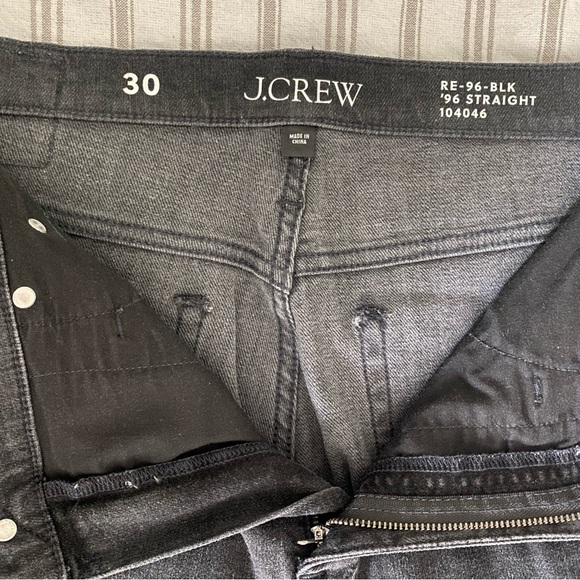 J.Crew Black Studded Straight Leg Jeans - Picture 6 of 7